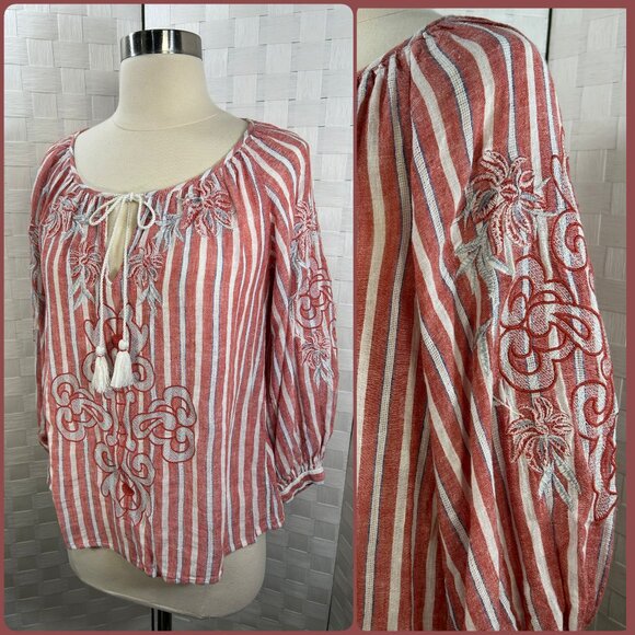 Anthropologie Akemi + Kin Audria peasant blouse (XS)  Anthropologie Akemi + Kin - Picture 1 of 12